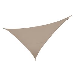 Voile d'Ombrage Taupe Triangle  angle droit 6m - Impermable - 160g/m2 - Kookaburra