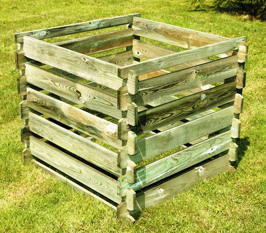Bac à Compost en Bois – 550 litres