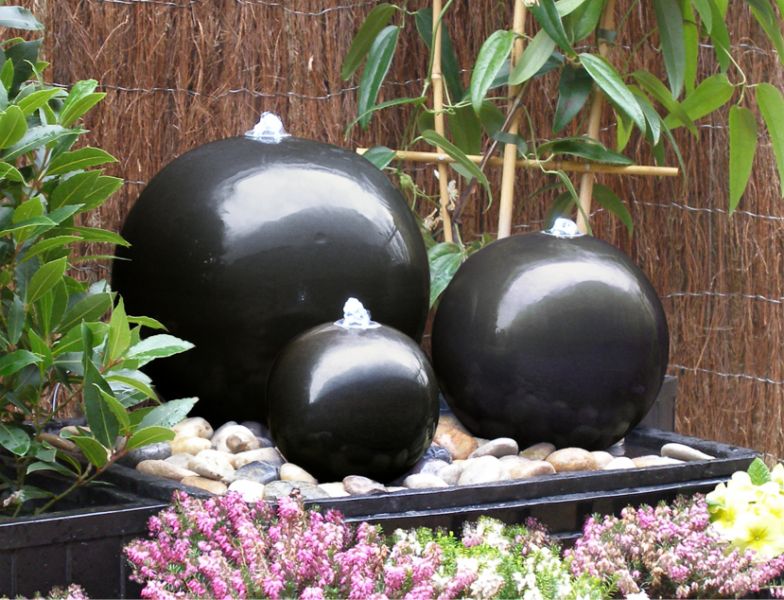 Triple Sphère en Céramique avec LED