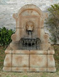 Fontaine Tête de Lion sur Mur