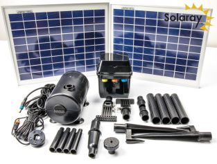 Pompe Solaire 1200L/H Avec Leds et Batterie De Secours par Solaray™
