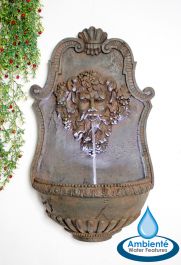 Fontaine Zeus Avec Leds Effet Bronze - 83cm by Ambienté™