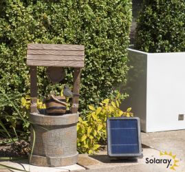 Fontaine Puits à Souhaits Solaire 50 cm par Solaray™
