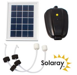 Oxygénateur Solaire / Aérateur D'Étang Avec Batterie De Secours by Solaray™
