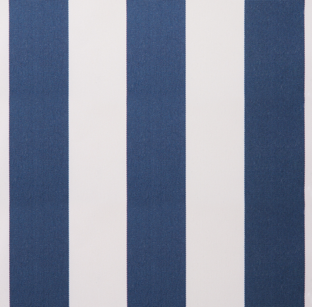 Toile de Rechange en Polyester Rayures Bleues et Blanches - 5.0m x 3m