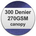 Auvent 300 deniers 270 GSM