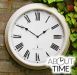 Horloge Extérieur Radio Télécommandée - Antique Blanche- 38cm  - By About Time™