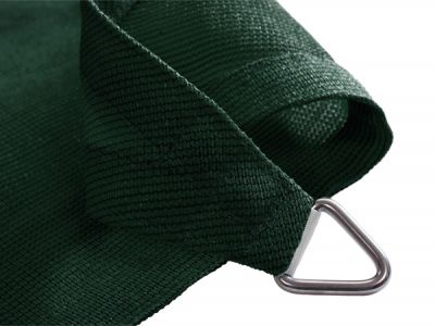 Voile d'Ombrage Vert Triangle 5m - Ajouré Premium -  185g/m2 - Kookaburra®
