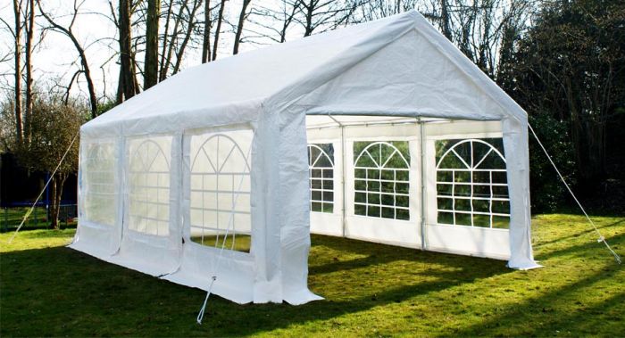 Tente de Réception Standard - 3m x 6m - Blanche