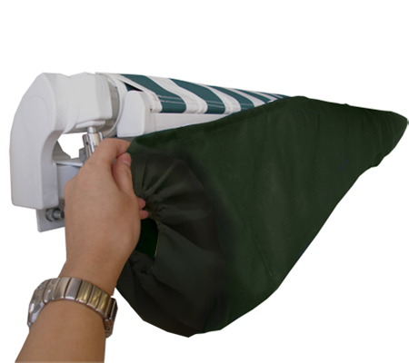 Sac de Protection pour Store Banne - Vert - 4,5m - Velcros