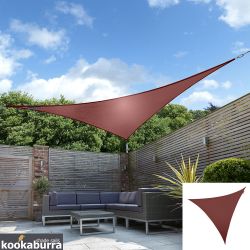 Voile d'Ombrage Marsala Triangle 3,6m - Impermable - 160g/m2 - Kookaburra