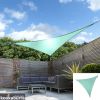 Voile d'Ombrage Turquoise Triangle 3,6m - Imperméable - 160g/m2 - Kookaburra®