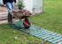 Instant Garden Roll Out Path - Plastic - Chevron - 3 Metres - Double Width - With Side Links